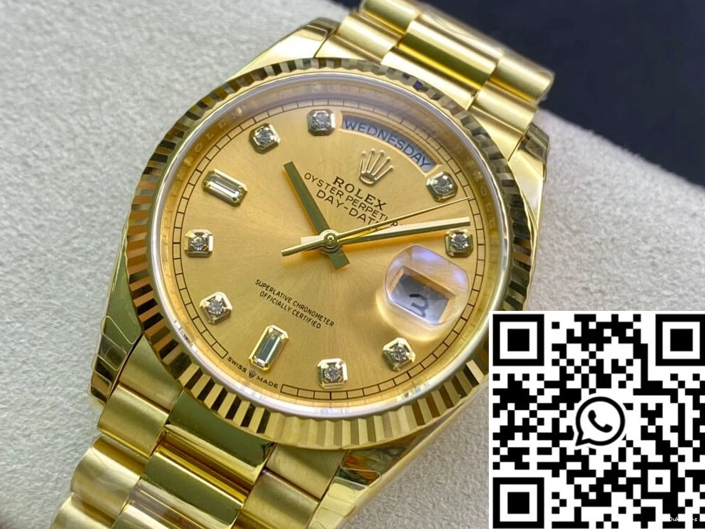 Rolex Gold Factory EW Champagne Yellow M128238-0008 Dial Day-Date 1116